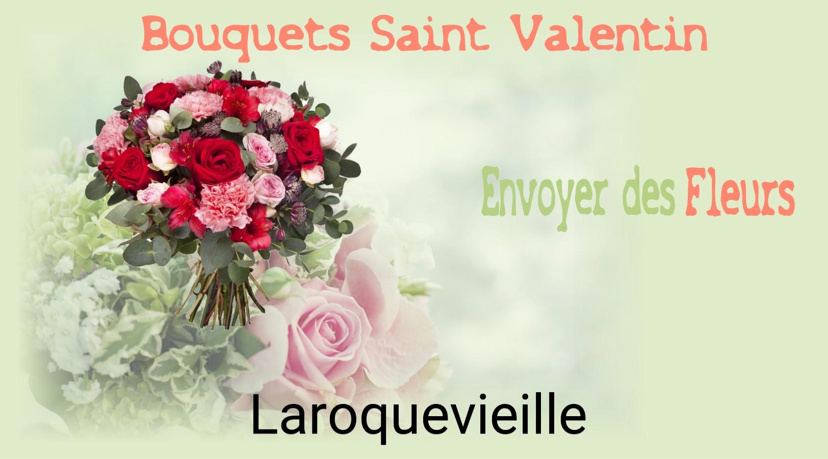 Roses de Saint-Valentin livrées à Laroquevieille